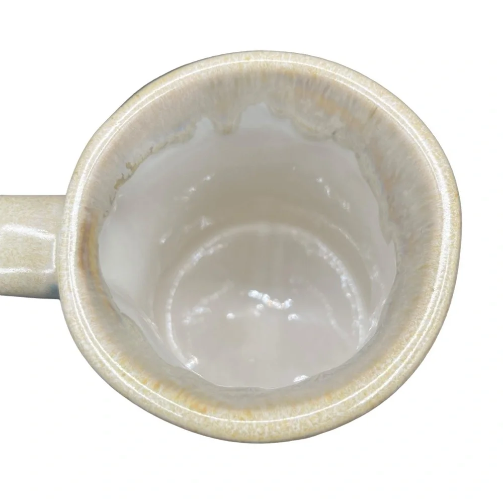TUMBLEWEED POTTERY HARLEY DUDE 20OZ DRIP GLAZE STONEWARE MUG